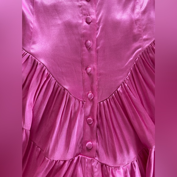 Vanessa Mooney Vibrant Pink Elisabeth Romper NWT - Picture 6 of 10